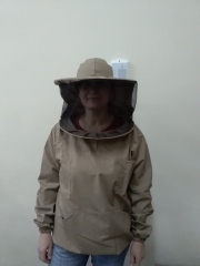 Куртка пчеловода коричневая ( Евро 1) маска на молнии